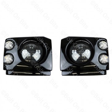 Discovery 1 200Tdi RHD Durite LED Clear Front Head Light Conversion