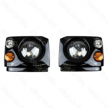 Discovery  2 Pre Facelift Fronts Britax LED Durite RHD 7" LED Headlamps UPTO 2002