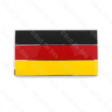 1 Enamel Self Adhesive Flag of Germany Flagge Deutschlands Schwarz Rot Gold
