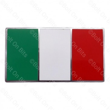 1 Enamel Self Adhesive Flag of Italy il Tricolore Bandiera d'Italia Italian Flag
