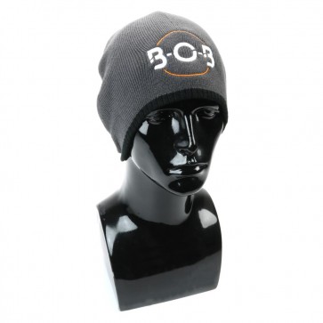 Bolt On Bits Bob B-O-B Beanie Hat Charcoal Grey