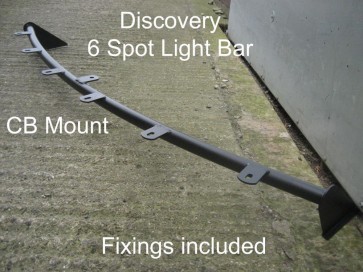 Discovery 1 & 2 Roof Light bar 6 Spot Brackets  & CB Mount