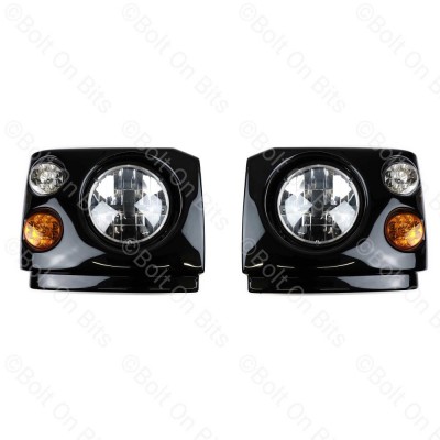 Discovery 2 Pre Facelift Fronts Britax LED RDX LHD 7" LED Headlamps Upto 2002