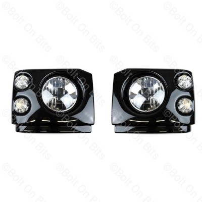 Disco 2 Pre Facelift Fronts Clear LED LHD 7" LED Headlamps